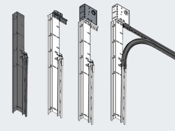 New: Industrial side bearing plates and mounting brackets