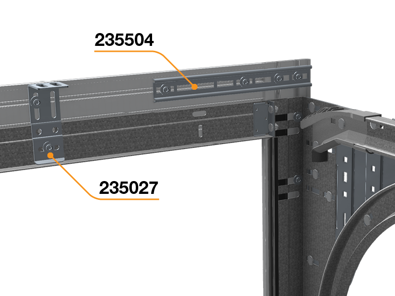 Top profile and lintel profile